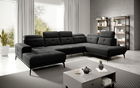 Coltar dreapta 6 locuri ELTAP, RT-10VER, Bretan, 350x205x107 cm, lemn/poliester, negru