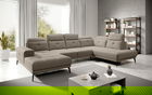 Coltar dreapta 6 locuri ELTAP, RT-18VER, Bretan, 350x205x107 cm, lemn/poliester, bej inchis