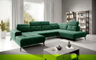 Coltar dreapta 6 locuri ELTAP, RT-35LU, Bretan, 350x205x107 cm, lemn/poliester, verde inchis