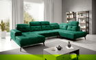 Coltar dreapta 6 locuri ELTAP, RT-35NU, Bretan, 350x205x107 cm, lemn/poliester, verde inchis