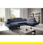 Coltar dreapta 6 locuri ELTAP, RT-40PO, Bretan, 350x205x107 cm, lemn/poliester, albastru