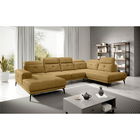 Coltar dreapta 6 locuri ELTAP, RT-45NU, Bretan, 350x205x107 cm, lemn/poliester, mustar