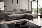 Coltar extensibil dreapta 3 locuri ELTAP, RT-04LO, Silva, 276x201x100 cm, lemn/poliester, gri