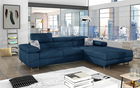 Coltar extensibil dreapta 4 locuri ELTAP, Armd-39, Armando, 289x203x85 cm, lemn/poliester, albastru inchis