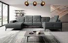 Coltar dreapta 6 locuri ELTAP, RT-05VER, Neviro, 350x201x77 cm, lemn/poliester, gri inchis