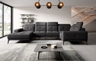Coltar dreapta 6 locuri ELTAP, RT-10MAR, Neviro, 350x201x77 cm, lemn/poliester, negru