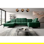 Coltar dreapta 6 locuri ELTAP, RT-35NU, Neviro, 350x201x77 cm, lemn/poliester, verde inchis