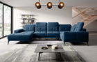 Coltar dreapta 6 locuri ELTAP, RT-40LU, Neviro, 350x201x77 cm, lemn/poliester, albastru inchis