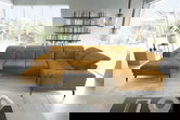 Coltar dreapta 6 locuri ELTAP, RT-45LO, Neviro, 350x201x77 cm, lemn/poliester, mustar