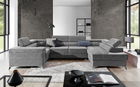 Coltar extensibil dreapta 6 locuri ELTAP, Th-63, Thiago, 342x208x88 cm, lemn/poliester, gri