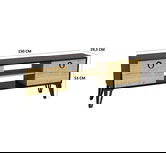 Birou, Adore, Cmu-190-Bb-1, 90x148x52 cm, PAL, Alb