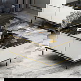 Masuta de cafea, Inarch, Imaj, 90x40x45 cm, PAL, Alb