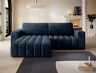 Coltar extensibil stanga 4 locuri ELTAP, Bon-14, Bonett, 250x175x92 cm, lemn/poliester, albastru inchis