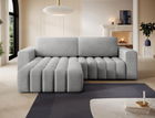 Coltar extensibil stanga 4 locuri ELTAP, Bon-15, Bonett, 250x175x92 cm, lemn/poliester, gri deschis