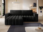 Coltar extensibil stanga 4 locuri ELTAP, Bon-16, Bonett, 250x175x92 cm, lemn/poliester, gri inchis