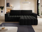 Coltar extensibil dreapta 4 locuri ELTAP, Bon-33, Bonett, 250x175x92 cm, lemn/poliester, negru