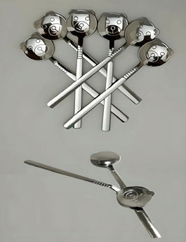 Set lingurite pentru ceai / cafea, Dynasty, 960DYN1943, Inox , 11x2.5 cm, 6 piese, Argintiu