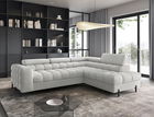 Coltar extensibil dreapta 5 locuri ELTAP, RT-03ROY, Ferucce, 276x200x93 cm, lemn/poliester, gri deschis
