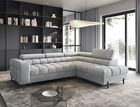 Coltar extensibil dreapta 5 locuri ELTAP, RT-05PA, Ferucce, 276x200x93 cm, lemn/poliester, gri deschis