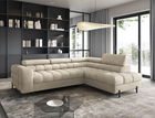 Coltar extensibil dreapta 5 locuri ELTAP, RT-18AU, Ferucce, 276x200x93 cm, lemn/poliester, bej deschis