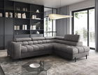 Coltar extensibil dreapta 5 locuri ELTAP, RT-04AU, Ferucce, 276x200x93 cm, lemn/poliester, gri