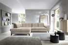 Coltar extensibil stanga 5 locuri ELTAP, LT-20REL, Inferne, 297x210x107 cm, lemn/poliester, bej