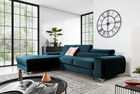 Coltar extensibil stanga 3 locuri ELTAP, LT-40NU, Grayson, 278x205x92 cm, lemn/poliester, albastru inchis