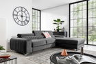 Coltar extensibil dreapta 3 locuri ELTAP, RT-04VE, Grayson, 278x205x92 cm, lemn/poliester, gri