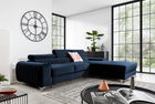 Coltar extensibil dreapta 3 locuri ELTAP, RT-79MO, Grayson, 278x205x92 cm, lemn/poliester, albastru inchis