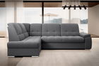 Coltar extensibil stanga 3 locuri ELTAP, LT-06SO, Sado, 272x192x95 cm, lemn/poliester, gri inchis