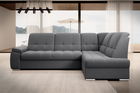 Coltar extensibil dreapta 3 locuri ELTAP, RT-06SO, Sado, 272x192x95 cm, lemn/poliester, gri inchis