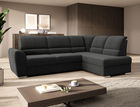 Coltar extensibil dreapta 3 locuri ELTAP, RT-04FL, Siber, 270x186x93 cm, lemn/poliester, gri inchis