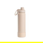 Termos Lunare, Homla, 8x28 cm, 650 ml, inox/plastic, bej