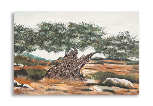 Tablou decorativ Olive Oil Painting -W, Mauro Ferretti, 120x80 cm, canvas/lemn de pin, multicolor