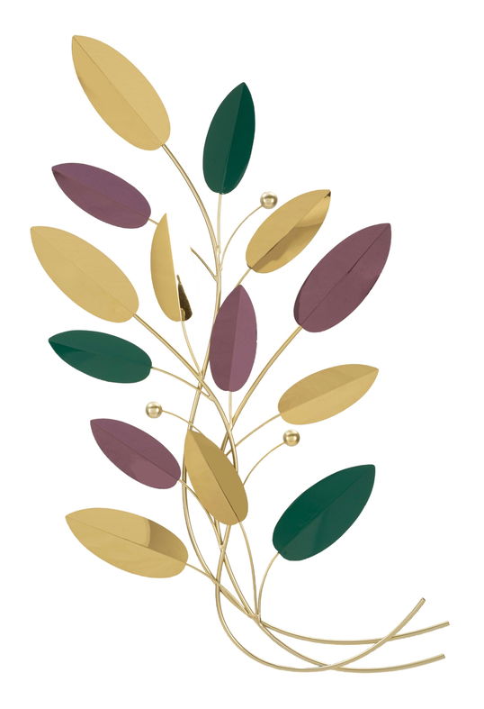 Decoratiune de perete Colorful, Mauro Ferretti, 59x3.8x98.4 cm, fier, multicolor