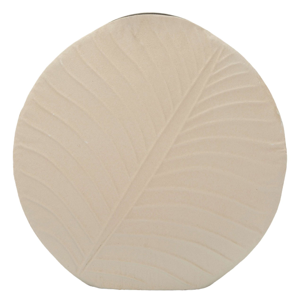 Vaza decorativa Dune, Mauro Ferretti, 41.5x41.5 cm, fier, crem