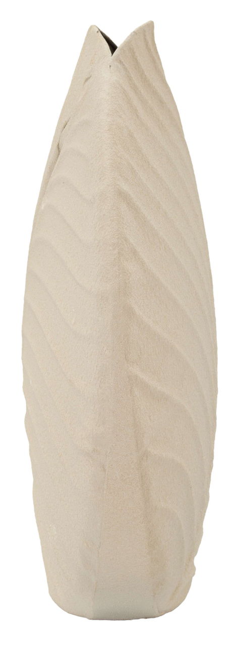 Vaza decorativa Dune, Mauro Ferretti, 32.5x32.5 cm, fier, crem