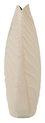 Vaza decorativa Dune, Mauro Ferretti, 32.5x32.5 cm, fier, crem