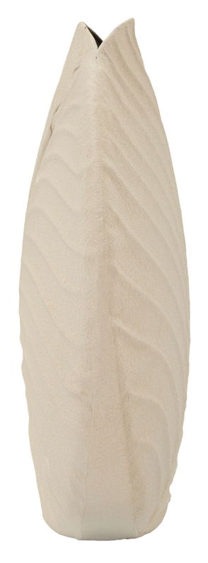 Vaza decorativa Dune, Mauro Ferretti, 32.5x32.5 cm, fier, crem