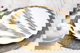 Set tacamuri in cutie Aura, Ambition, 24 piese, inox 18/10, argintiu