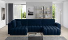 Coltar extensibil dreapta 6 locuri ELTAP, RT-40VE, Bonito, 350x175x92 cm, lemn/poliester, albastru inchis