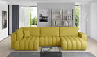 Coltar extensibil dreapta 6 locuri ELTAP, RT-45SA, Bonito, 350x175x92 cm, lemn/poliester, galben