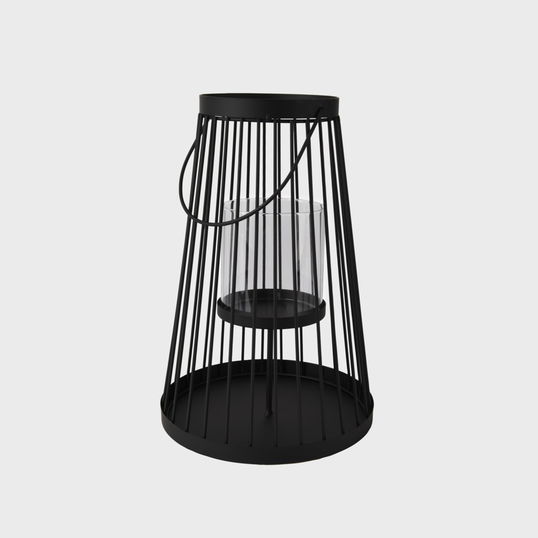 Felinar Verano, Homla, 20x30 cm, metal, negru