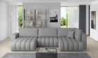 Coltar extensibil stanga 6 locuri ELTAP, LT-04FL, Bonito, 350x175x92 cm, lemn/poliester, gri deschis
