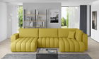 Coltar extensibil stanga 6 locuri ELTAP, LT-45SA, Bonito, 350x175x92 cm, lemn/poliester, galben