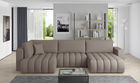 Coltar extensibil dreapta 6 locuri ELTAP, RT-07SA, Bonito, 350x175x92 cm, lemn/poliester, bej