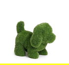 Figurina din iarba artificiala Dog, Bizzotto, 50x30x46 cm, polietilena, verde