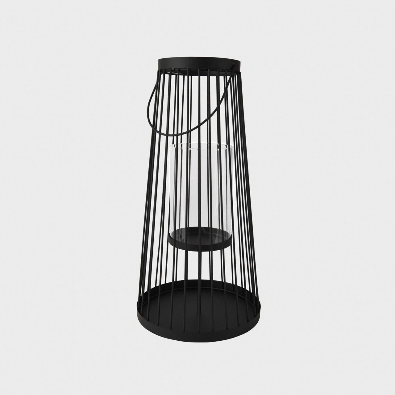 Felinar Verano, Homla, 20x40 cm, metal, negru
