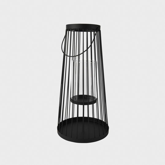 Felinar Verano, Homla, 20x40 cm, metal, negru