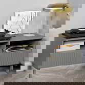 Noptiera MATERA 90, 1 sertar, Gri Piatra, MDF GP vopsit mat